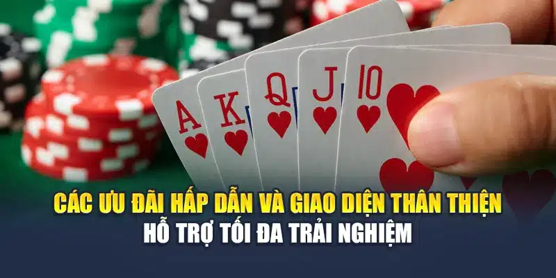 Các ưu đãi hấp dẫn và giao diện thân thiện hỗ trợ tối đa trải nghiệm